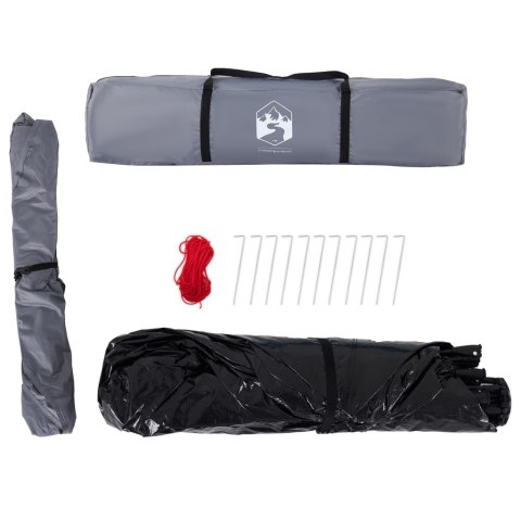 NAMIOT RODZINNY KABINOWY 4-OS. SZARO-POMARAŃCZOWY