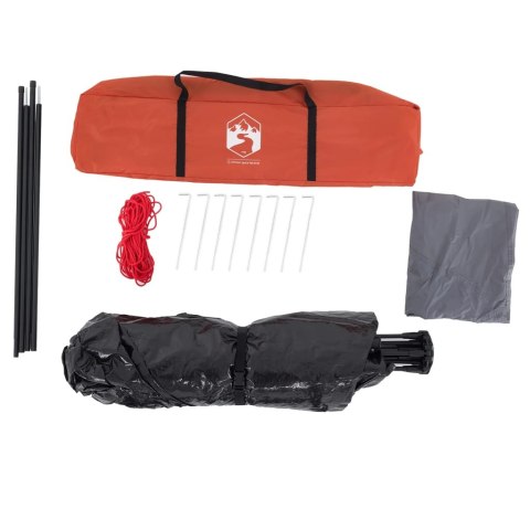 NAMIOT RODZINNY KABINOWY 4-OS. SZARO-POMARAŃCZOWY