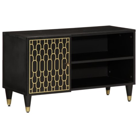 SZAFKA POD TELEWIZOR 80X31,5X46CM LITE DREWNO MANGO