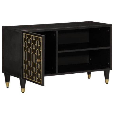 SZAFKA POD TELEWIZOR 80X31,5X46CM LITE DREWNO MANGO