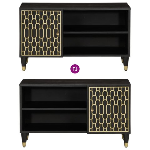 SZAFKA POD TELEWIZOR 80X31,5X46CM LITE DREWNO MANGO