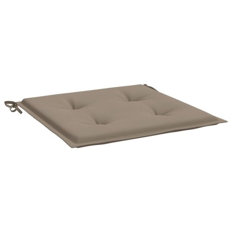 PODUSZKI NA KRZESŁA OGRODOWE 2 SZT. TAUPE 50X50X3CM