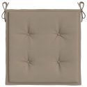 PODUSZKI NA KRZESŁA OGRODOWE 2 SZT. TAUPE 50X50X3CM
