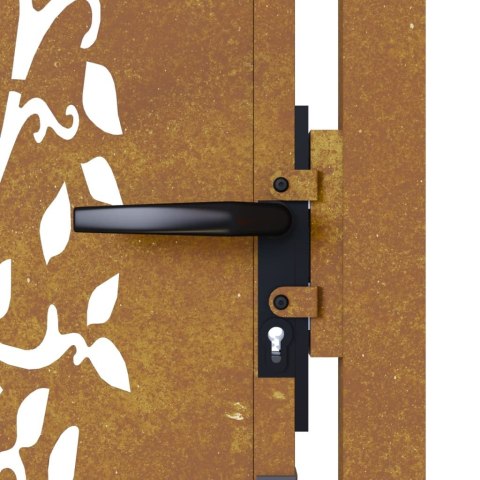 FURTKA OGRODOWA 105X155CM STAL KORTENOWSKA MOTYW DRZEWA