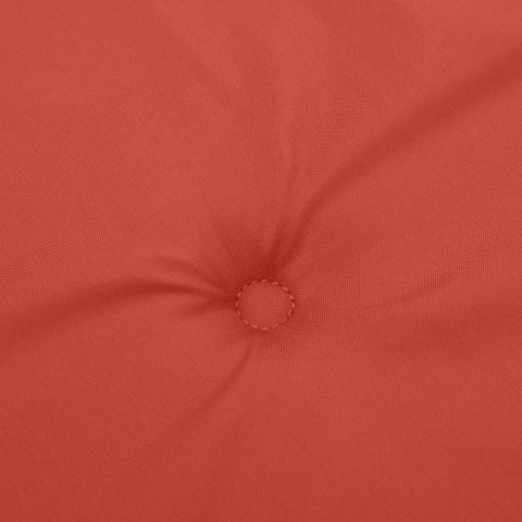 PODUSZKI NA ŁAWKĘ OGRODOWĄ 2 SZT CZERWONY MELANŻ 200X50X7CM