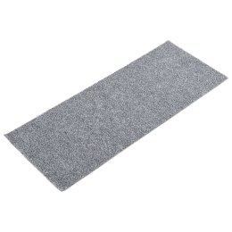 SAMOPRZYLEPNE NAKŁADKI NA SCHODY 15 SZT. 60X25CM JASNOSZARE