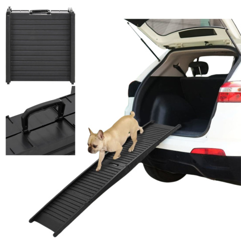 SKŁADANA RAMPA DLA PSA ANTYPOŚLIZGOWA BEZPIECZNA I PORĘCZNA