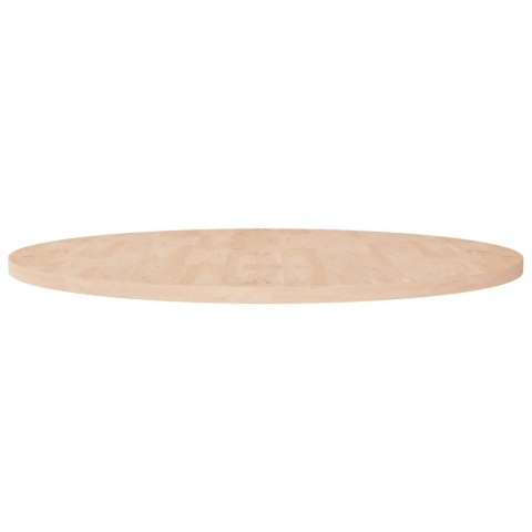 OKRĄGŁY BLAT DO STOLIKA Ø90X2,5CM SUROWE DREWNO DĘBOWE