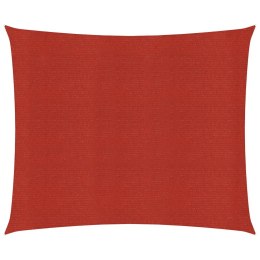ŻAGIEL PRZECIWSŁONECZNY OGRODOWY MARKIZA TARAS 160G/M² CZERWONY 2,5X2,5M