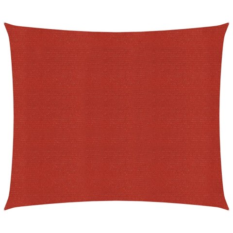 ŻAGIEL PRZECIWSŁONECZNY OGRODOWY MARKIZA TARAS 160G/M² CZERWONY 2,5X2,5M