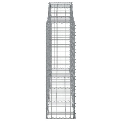 KOSZE GABIONOWE Z ŁUKIEM 3 SZT. 300X50X160/180CM ŻELAZO