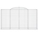 KOSZE GABIONOWE Z ŁUKIEM 5 SZT. 300X50X160/180CM ŻELAZO