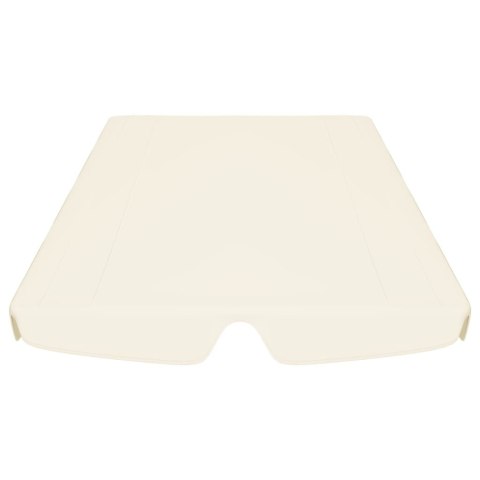 ZADASZENIE DO HUŚTAWKI OGRODOWEJ KREMOWE 188/168X145/110CM