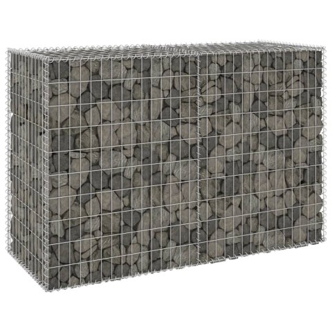 MUR GABIONOWY Z POKRYWAMI STAL GALWANIZOWANA 150X60X100CM