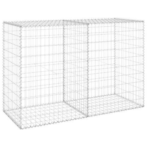MUR GABIONOWY Z POKRYWAMI STAL GALWANIZOWANA 150X60X100CM