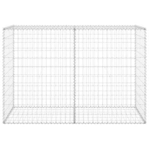 MUR GABIONOWY Z POKRYWAMI STAL GALWANIZOWANA 150X60X100CM