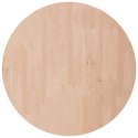 OKRĄGŁY BLAT DO STOLIKA Ø40X4CM SUROWE DREWNO DĘBOWE