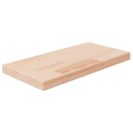 PÓŁKA 40X20X2,5CM SUROWE LITE DREWNO DĘBOWE