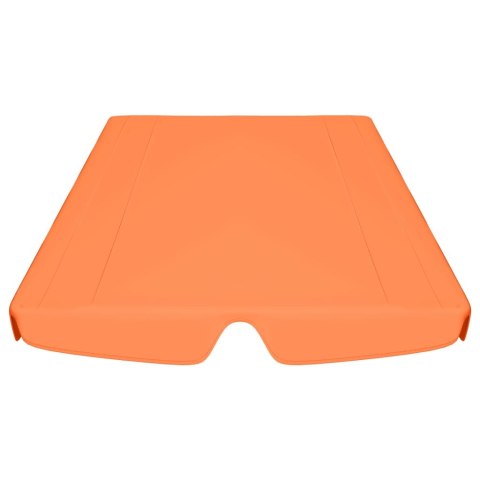 ZADASZENIE DO HUŚTAWKI OGRODOWEJ POMARAŃCZ 188/168X145/110CM
