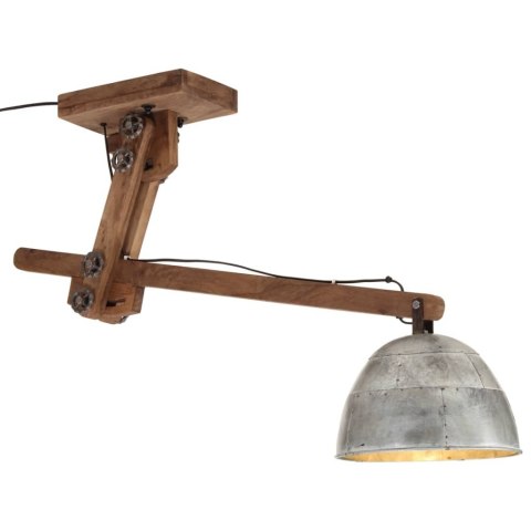 LAMPA SUFITOWA 25 W SREBRO VINTAGE 105X30X65-108CM E27