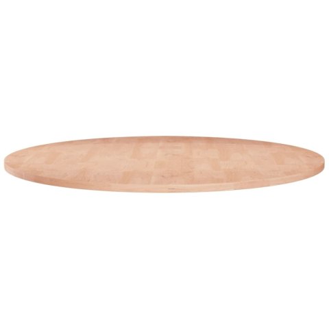 OKRĄGŁY BLAT DO STOLIKA Ø60X1,5CM SUROWE DREWNO DĘBOWE