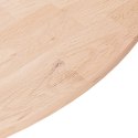 OKRĄGŁY BLAT DO STOLIKA Ø60X1,5CM SUROWE DREWNO DĘBOWE