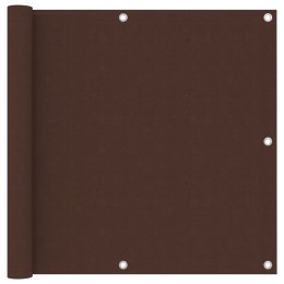 PARAWAN BALKONOWY BRĄZOWY 90X600CM WODOODPORNY