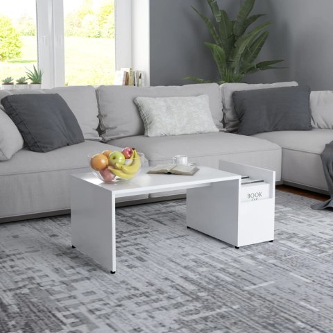 STOLIK KAWOWY BIAŁY 90X45X35CM