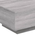 STOLIK KAWOWY Z LED SZARY DĄB SONOMA 55X55X31CM