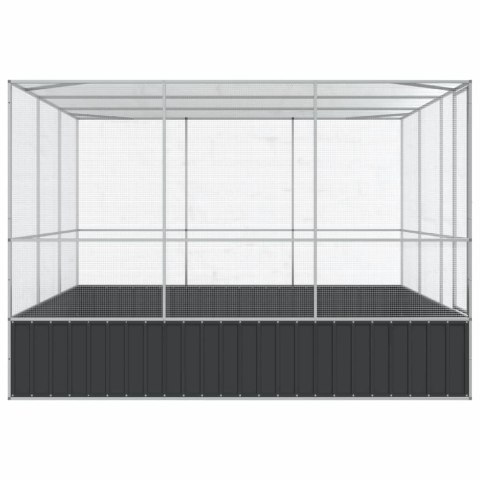 WOLIERA PTASZARNIA KLATKA DLA PTAKÓW 311X307X212CM STAL