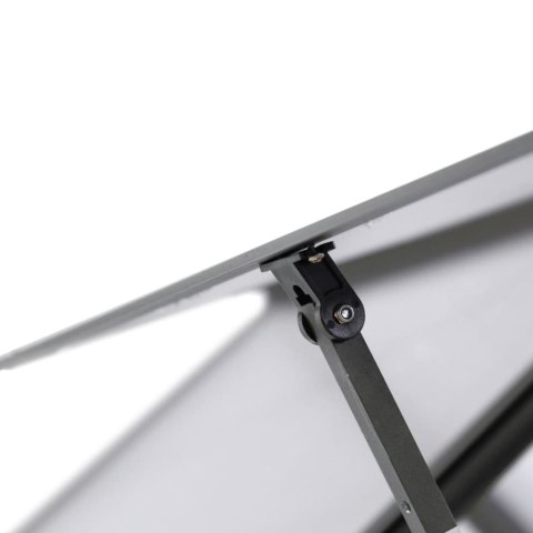 SZKLARNIA Z RAMĄ ANTRACYTOWA 445X169X195CM ALUMINIOWA