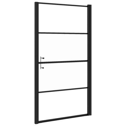 DRZWI PRYSZNICOWE 100X178CM HARTOWANE SZKŁO PÓŁMROŻONE