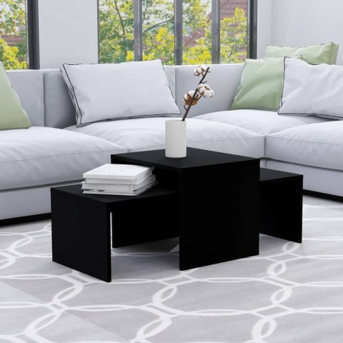 STOLIKI KAWOWE CZARNE 100X48X40CM