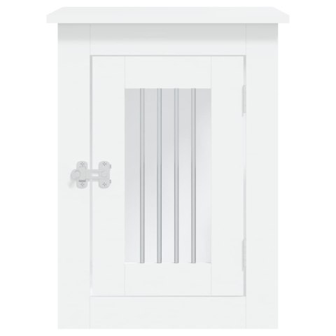 BUDA DOMEK KOJEC DLA PSA BIAŁY 45X62X59CM