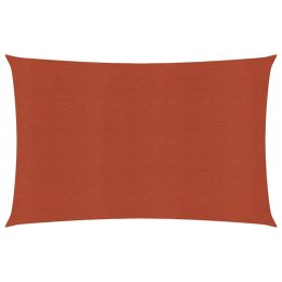 ŻAGIEL PRZECIWSŁONECZNY OGRODOWY MARKIZA TARAS KOLOR TERAKOTA 2,5X5M