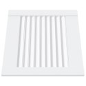 DRZWI ŻALUZJOWE DO SZAFKI 4 SZT. BIAŁE 39,5X39,4CM SOSNOWE