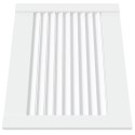 DRZWI ŻALUZJOWE DO SZAFKI 4 SZT. BIAŁE 39,5X49,4CM SOSNOWE
