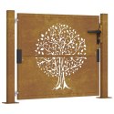 FURTKA OGRODOWA 105X80CM STAL KORTENOWSKA MOTYW DRZEWA