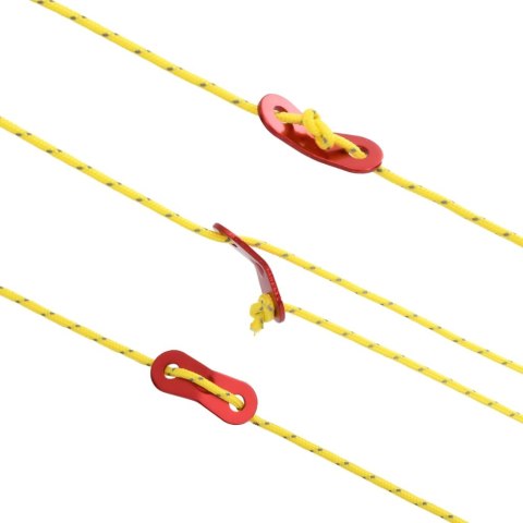 LINKA NAMIOTOWA Z NAPINACZAMI ELEMENTY ODBLASKOWE 50M 3MM