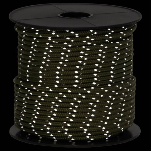 LINKA NAMIOTOWA Z NAPINACZAMI ELEMENTY ODBLASKOWE 50M 4MM