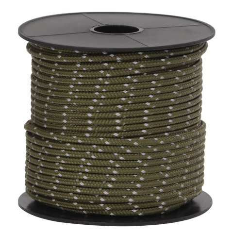 LINKA NAMIOTOWA Z NAPINACZAMI ELEMENTY ODBLASKOWE 50M 4MM