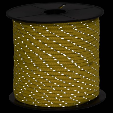 LINKA NAMIOTOWA Z NAPINACZAMI ELEMENTY ODBLASKOWE 50M 4MM