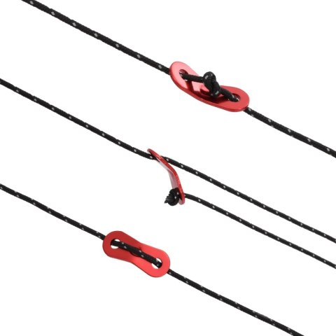 LINKA NAMIOTOWA Z NAPINACZAMI ELEMENTY ODBLASKOWE 50M 4MM