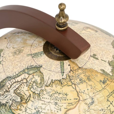 BAREK GLOBUS ZE STOJAKIEM NA WINO BRĄZOWY LITY EUKALIPTUS