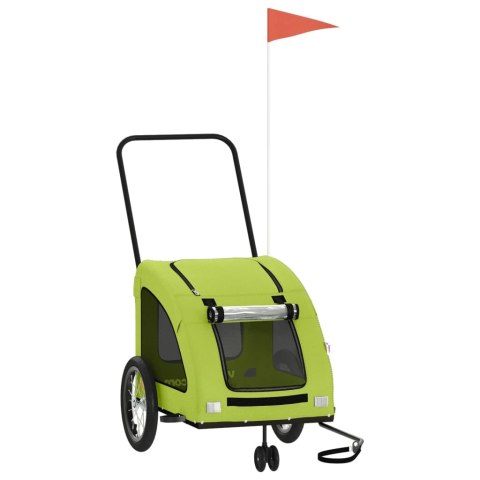 PRZYCZEPKA ROWEROWA DLA ZWIERZĄT TKANINA OXFORD I ŻELAZO