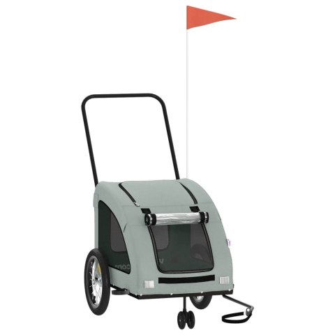 PRZYCZEPKA ROWEROWA DLA ZWIERZĄT TKANINA OXFORD I ŻELAZO