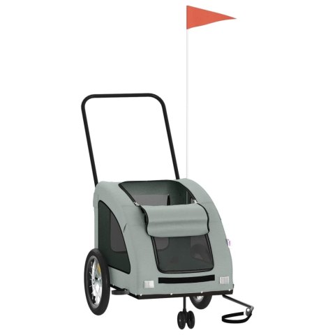 PRZYCZEPKA ROWEROWA DLA ZWIERZĄT TKANINA OXFORD I ŻELAZO