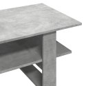 STOLIK KAWOWY SZAROŚĆ BETONU 102X55X42CM