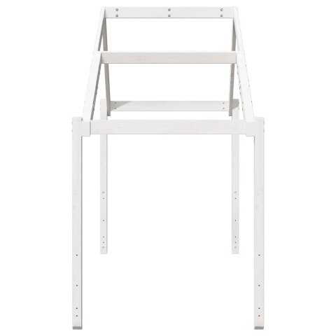 DASZEK DO ŁÓŻKA DZIECIĘCEGO BIAŁY 203X95,5X142CM SOSNOWY