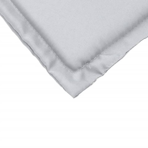 PODUSZKI NA KRZESŁA OGRODOWE 4 SZT. JASNOSZARE 45X45X2CM